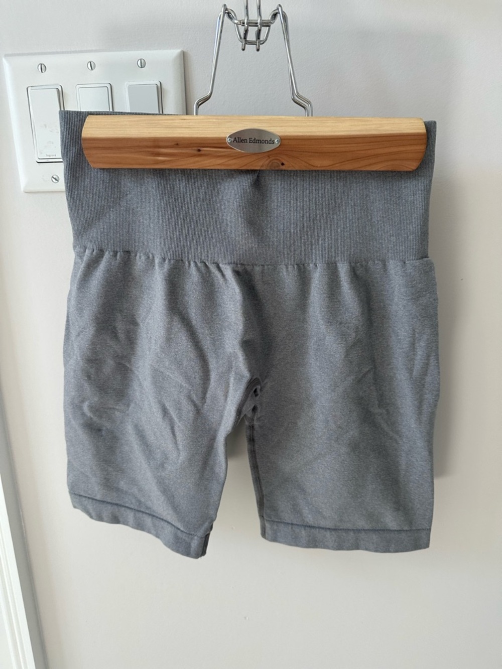 NVGTN Gray High-Waist Bike Shorts
